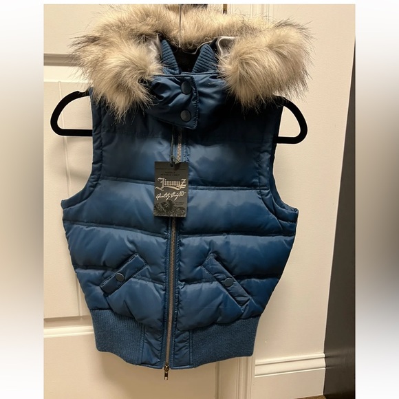 FLASH SALE!! LIMITED EDITION AMAZING NWT ‘JimmyZ’ Women’s Hooded Puffer Vest! - Picture 4 of 12